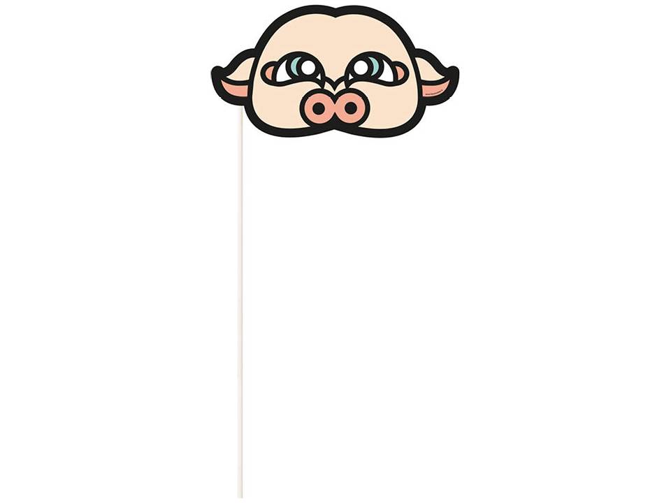 Maskers op een stokje 10