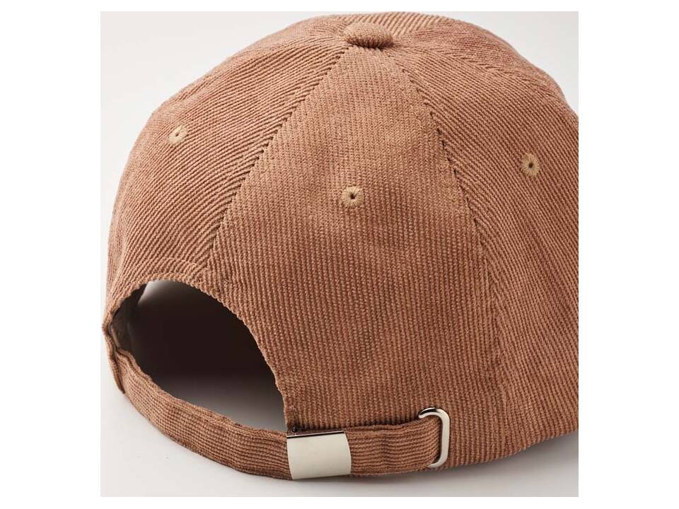 Custom-Made Retro Corduroy Pet met Platte Klep – volledig eigen design 5