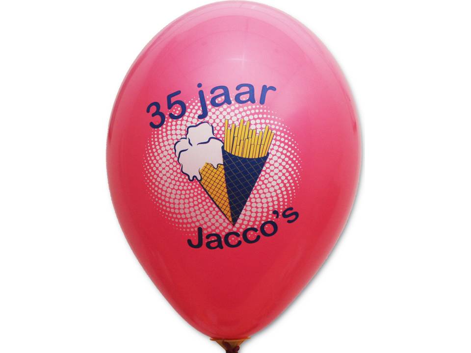 Ballonnen Ø27 cm - met full colour bedrukking 4