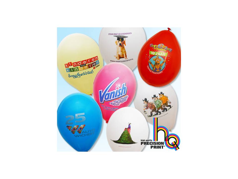 Ballonnen Ø27 cm - met full colour bedrukking 1