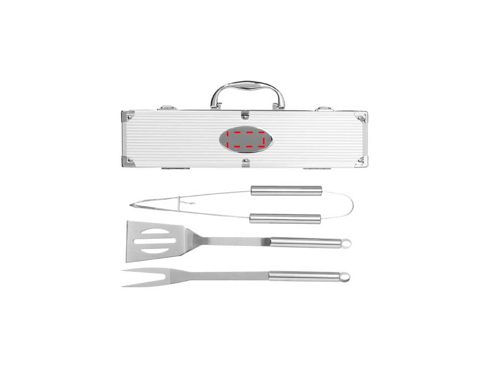 Barbecueset in aluminium box 7