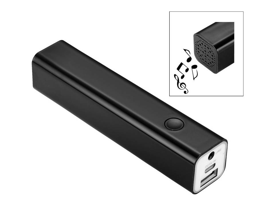 Bluetooth powerbank speaker - 2200 mAh 1