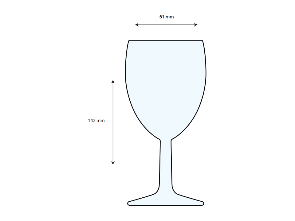 Brasserie wijnglas - 195 ml 2