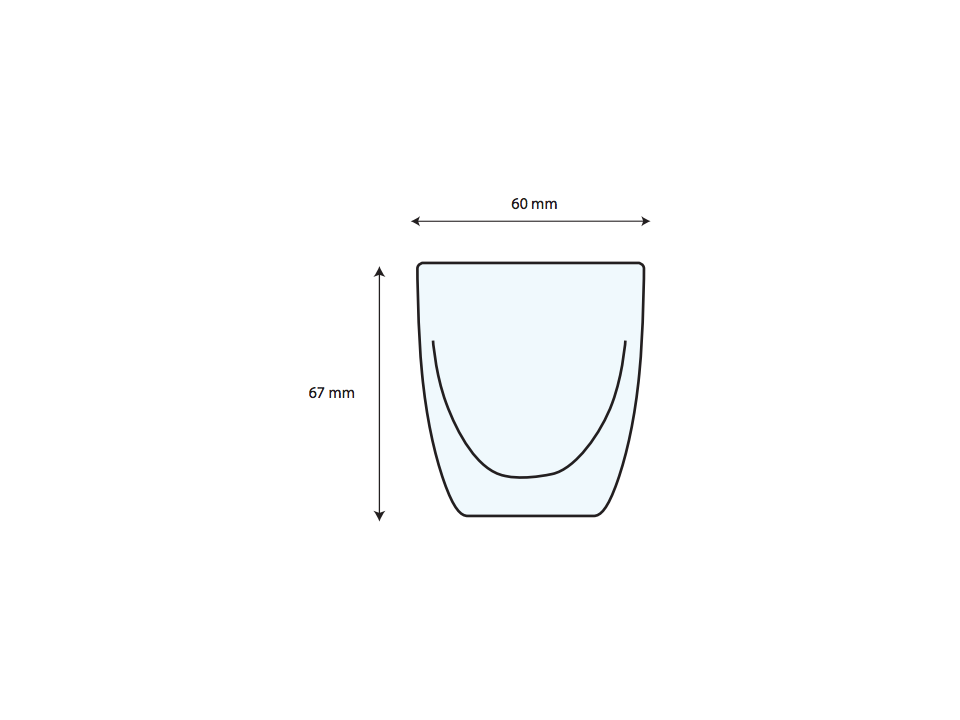 Dubbelwandige Espresso - 80 ml 3