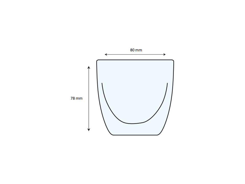 Dubbelwandige Koffie - 200 ml 2