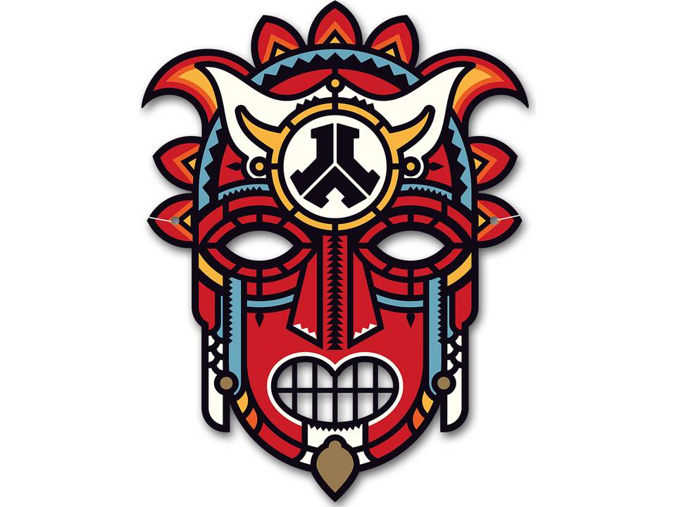 Maskers 23 x 23 cm 3