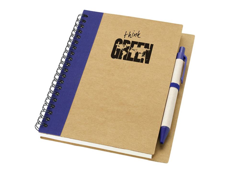 Gerecycled notitieboek met pen 18
