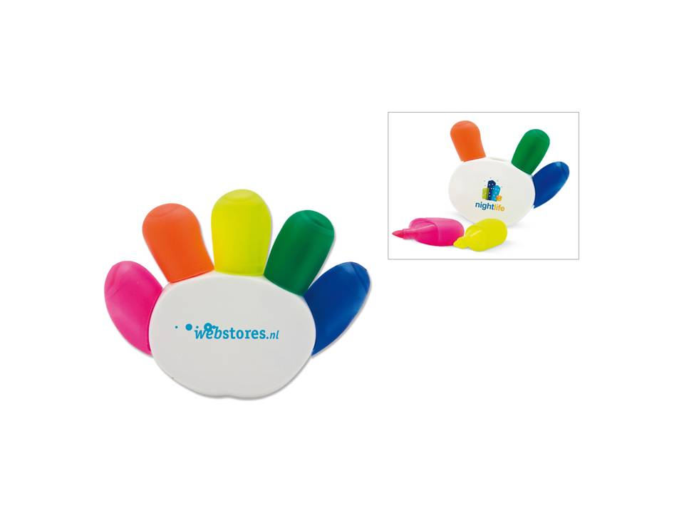 Tekstmarker Give Me Five 1