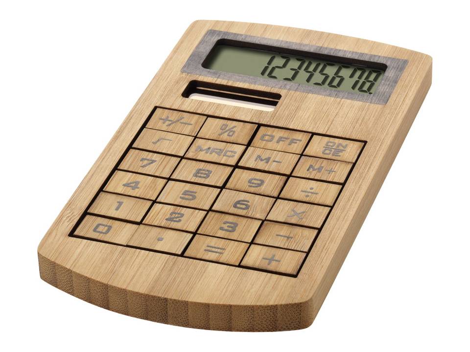 Houten rekenmachine 6