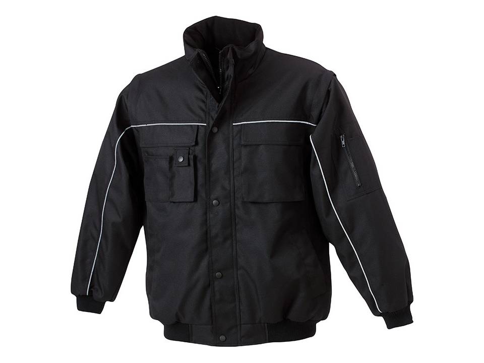 Workwear Jacket met Afritsbare Mouwen 6