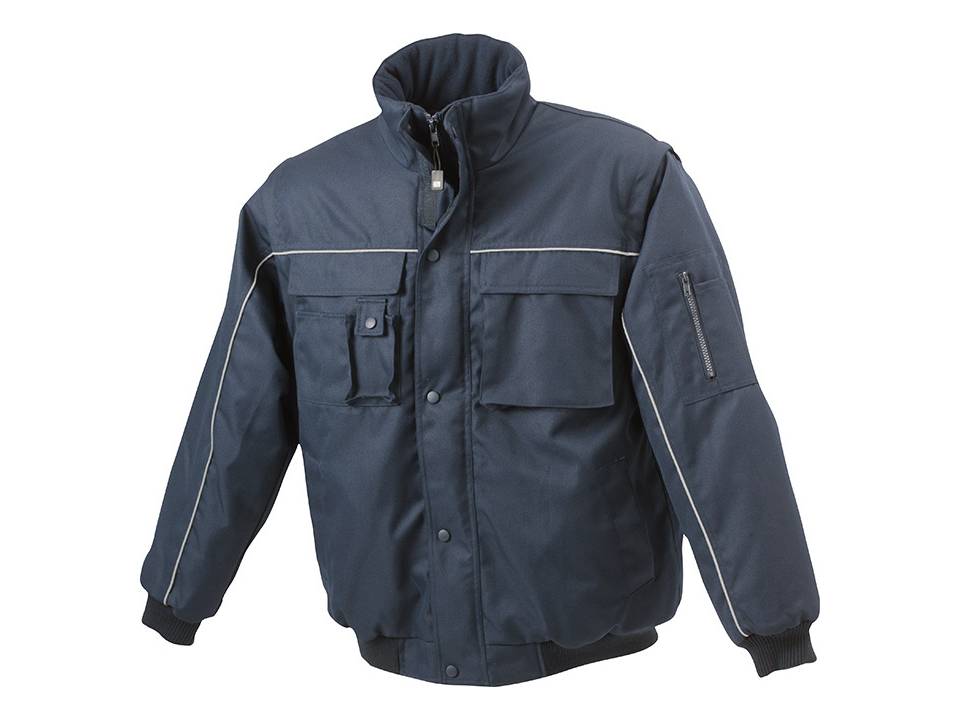 Workwear Jacket met Afritsbare Mouwen 9