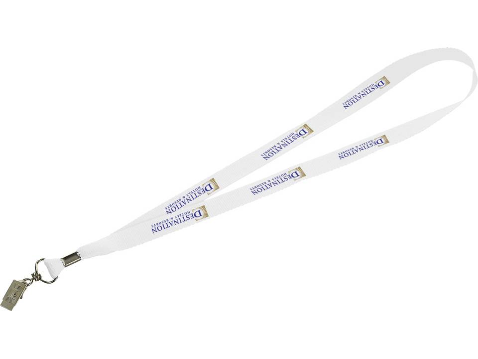 Lanyard met bulldog clip 1