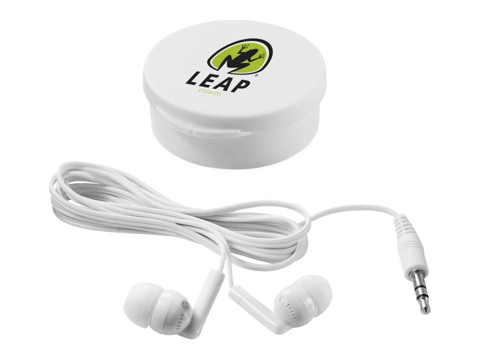 Oordopjes in opbergcassette 1