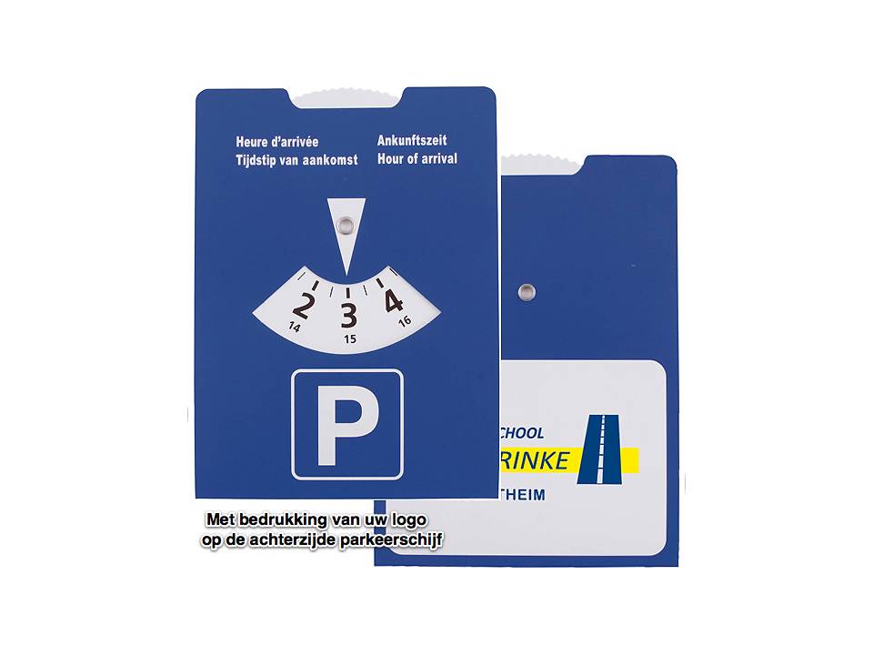 Parkeerschijf uit karton 2