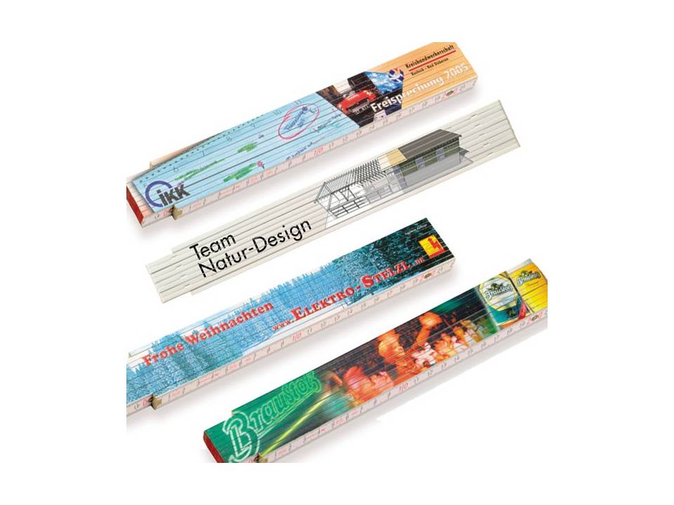 Duurzame professionele vouwmeters - 2 meter 2