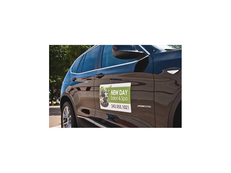 Grote reclame magneten voor wagen 2