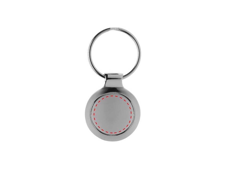 Ronde metalen sleutelhanger 3