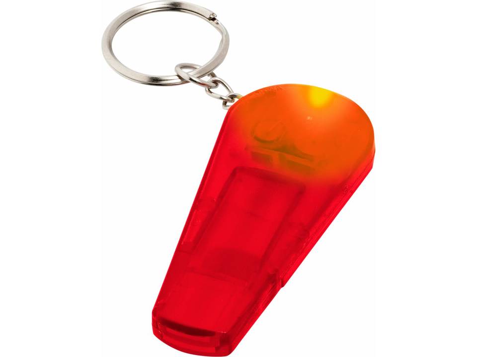 Sleutelhanger lampje met fluit 1