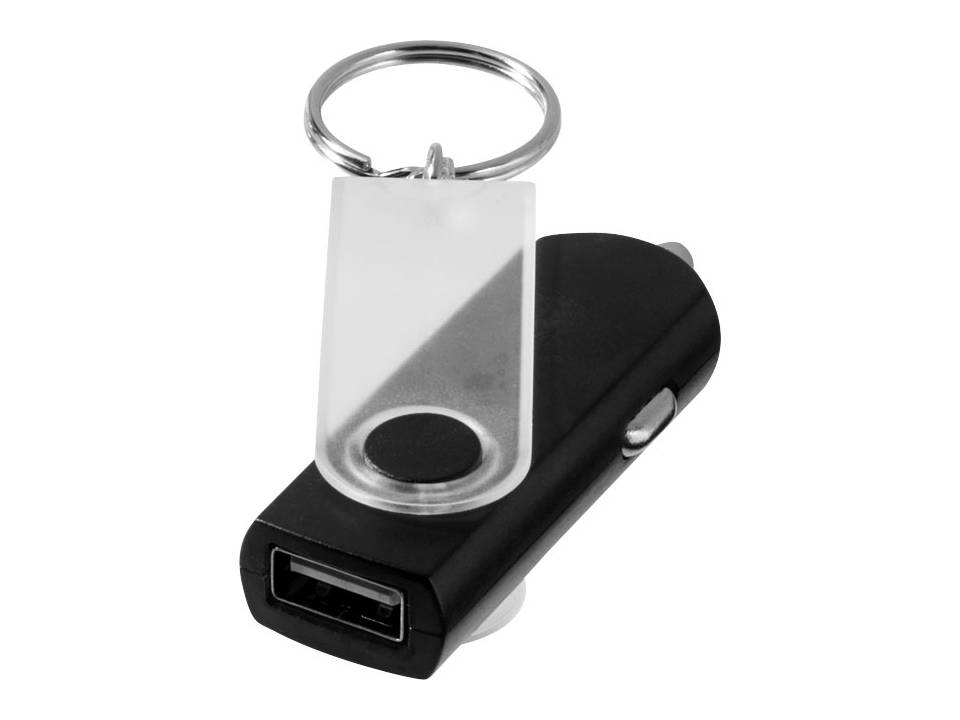 Swivel auto adapter met sleutelhanger 5