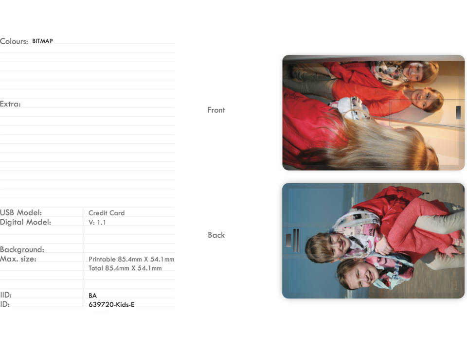 USB Credit Card - 4GB 10