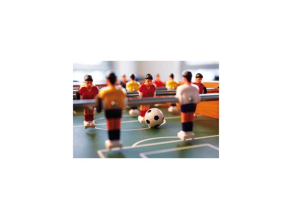 Voetbalspel tafelkicker 3