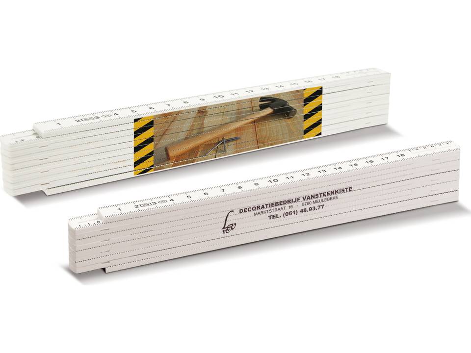 Vouwmeter uit PVC (2 meter) 2