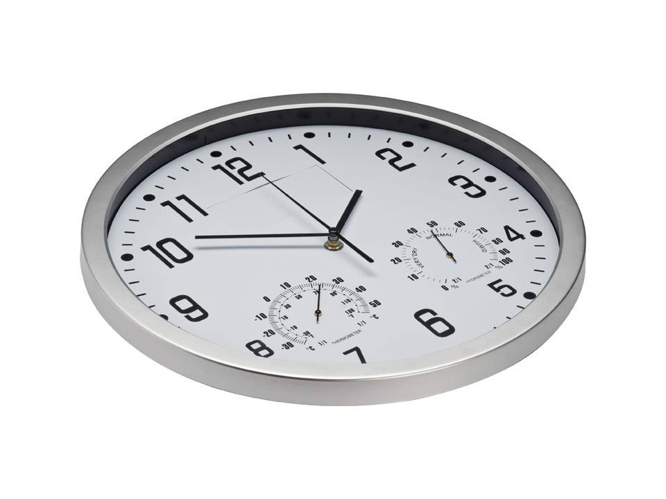 Wandklok met thermometer 6