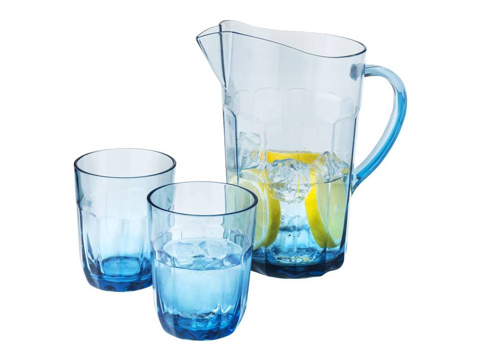 Waterkan met 2 glazen - 2x 400 ml 1