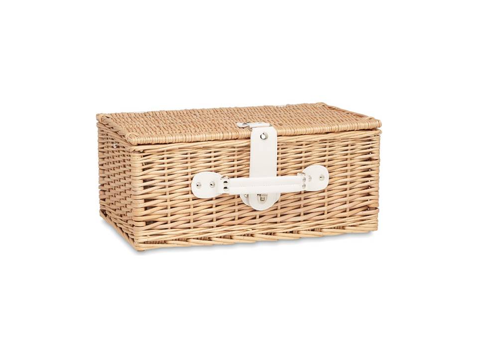 Rotan picknickmand 1