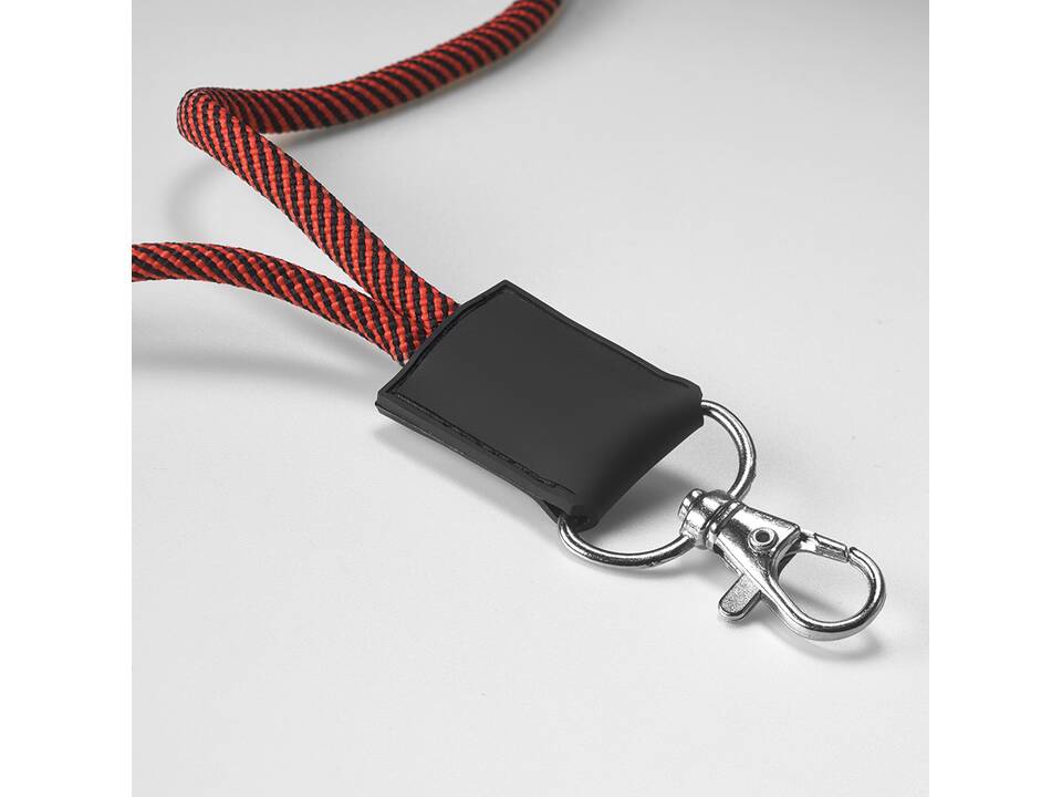 Custom-Made Polyester lanyard in 2 kleuren met PVC badgehouder – volledig eigen design 2