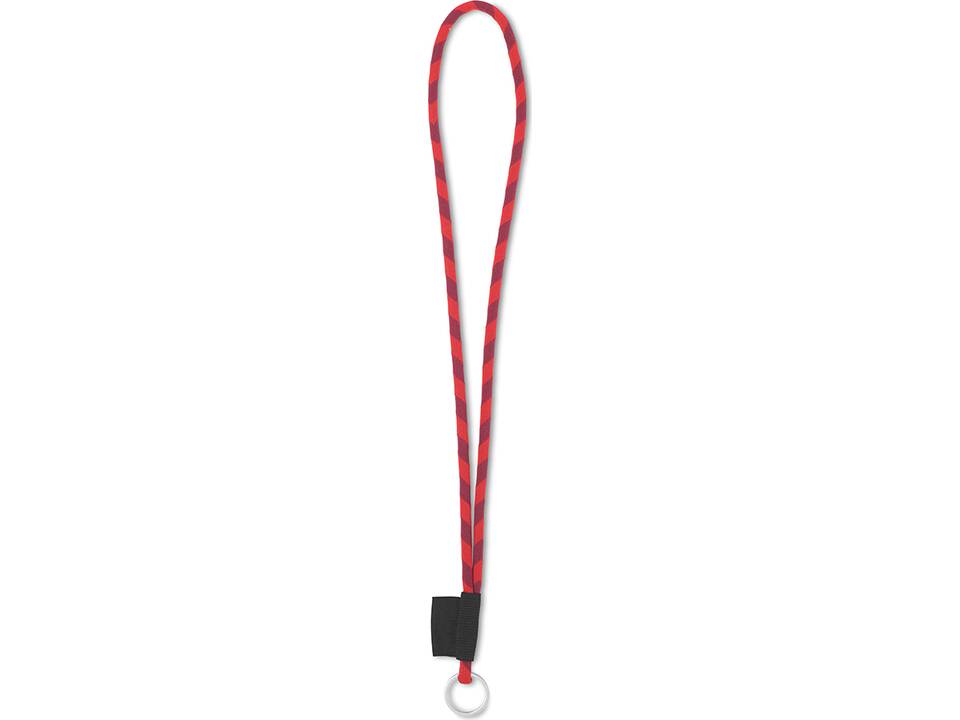 Custom-Made Polyester lanyard met 2-kleurig koord en full colour of geweven label – volledig eigen design 2