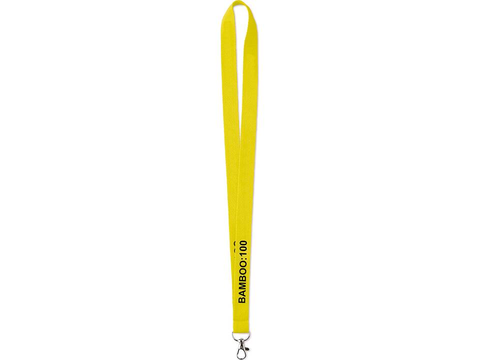 Custom-Made Lanyard van bamboe met zeefdruk – volledig eigen design 2