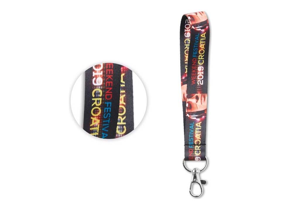 Custom-Made Fijne korte polyesterband met sublimatieprint – volledig eigen design 1