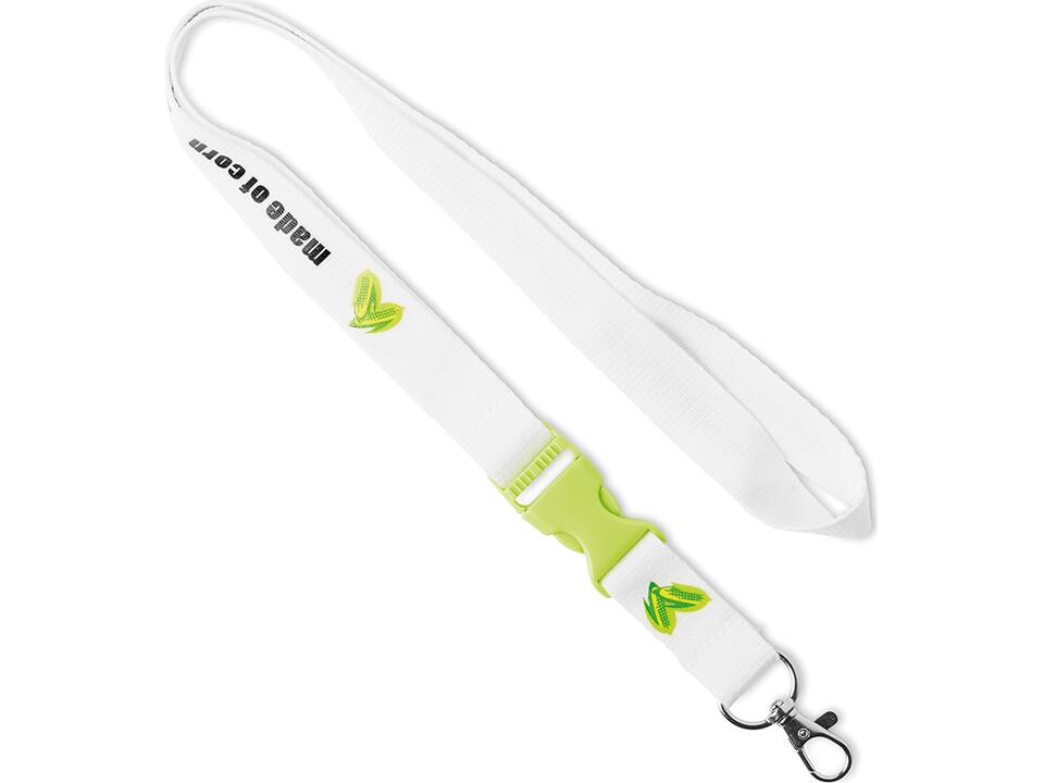 Custom-Made Lanyard van maïszetmeel met zeefdruk – volledig eigen design 2