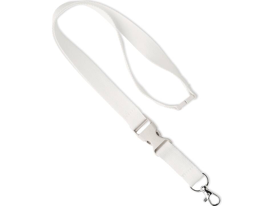 Custom-Made Lanyard van biologisch katoen met zeefdruk – volledig eigen design 3