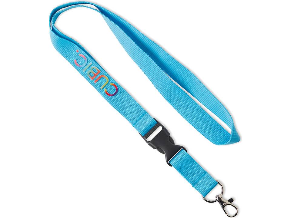 Custom-Made Polyester lanyard met reliëfdruk 3D-effect – volledig eigen design 3