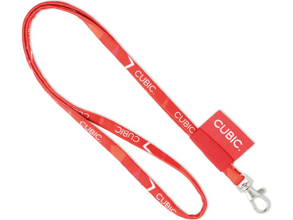Custom-Made Ronde sublimatie lanyard van polyester – volledig eigen design 1