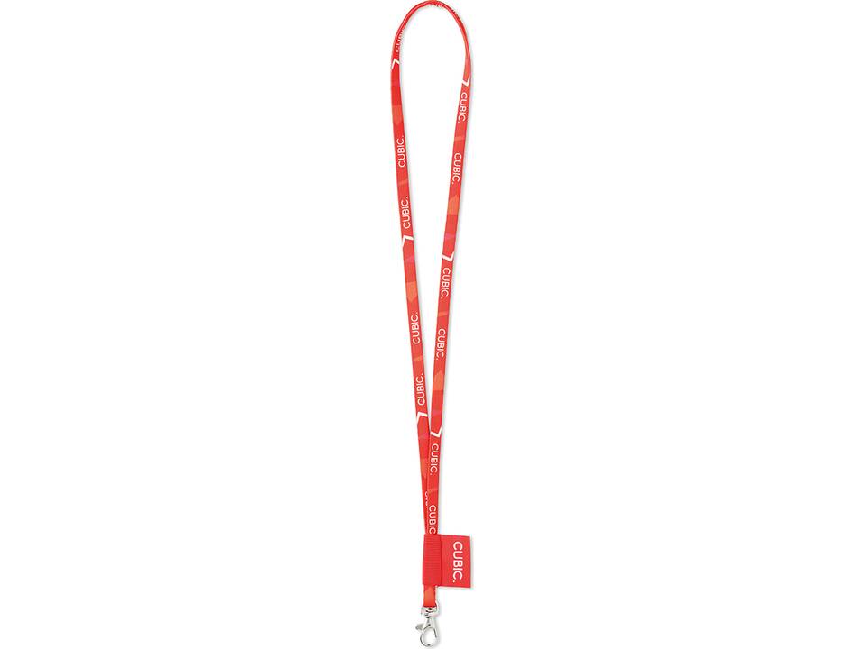 Custom-Made Ronde sublimatie lanyard van polyester – volledig eigen design 3