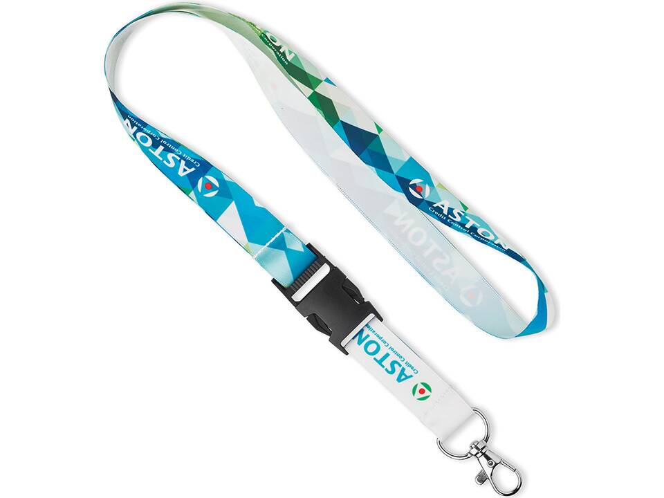 Custom-Made Satijnen lanyard met éénzijdig sublimatie logo – volledig eigen design 3