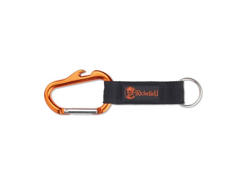 Custom-Made Sleutelhanger met karabijnhaak en flesopener – volledig eigen design 3