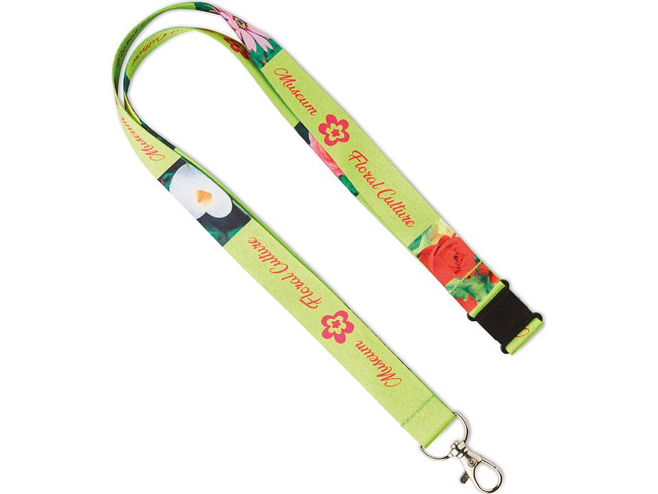 Custom-Made Duurzame RPET lanyard voor sublimatie – volledig eigen design 2