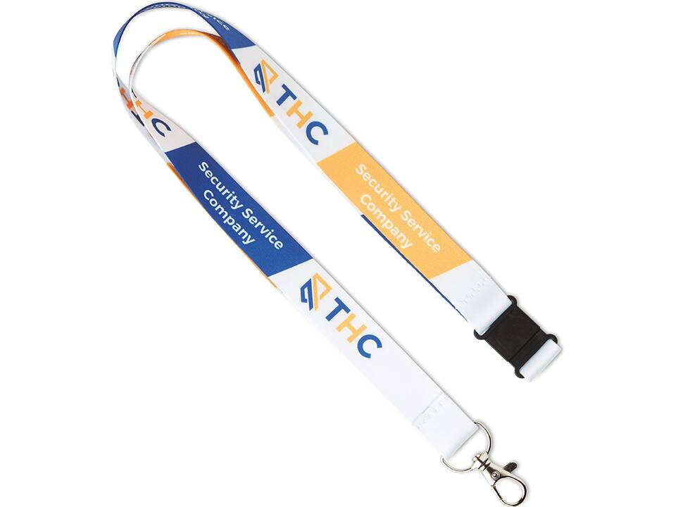 Custom-Made Polyester Lanyard met Sublimatiebedrukking – volledig eigen design 1
