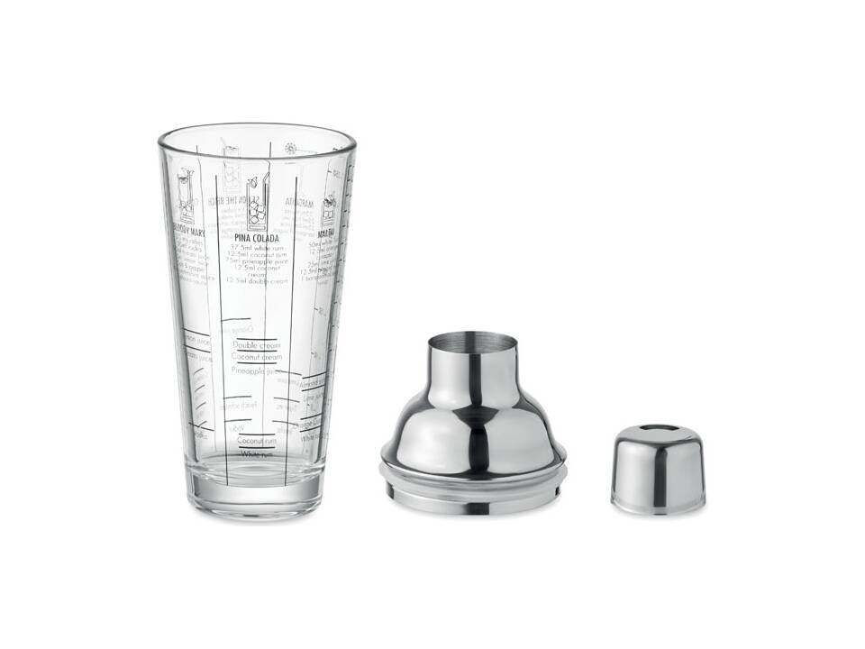 POLITAIN Glazen shaker 4