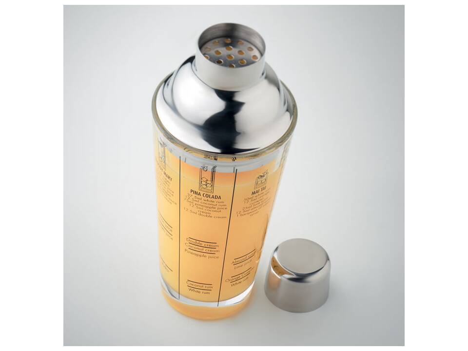 POLITAIN Glazen shaker 6