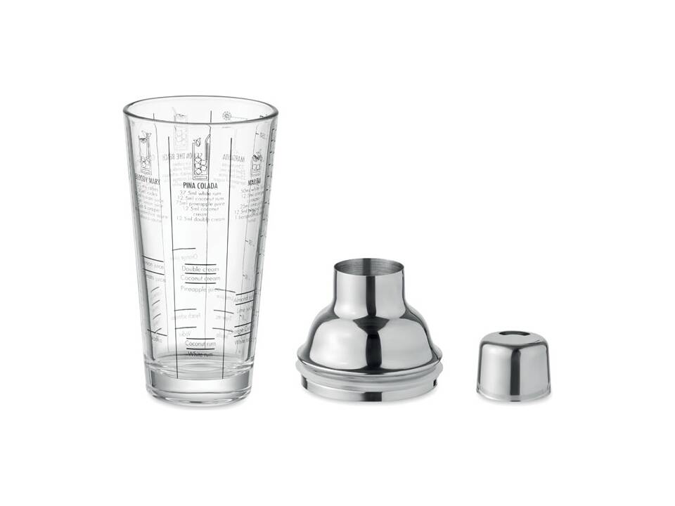 POLITAIN Glazen shaker 5