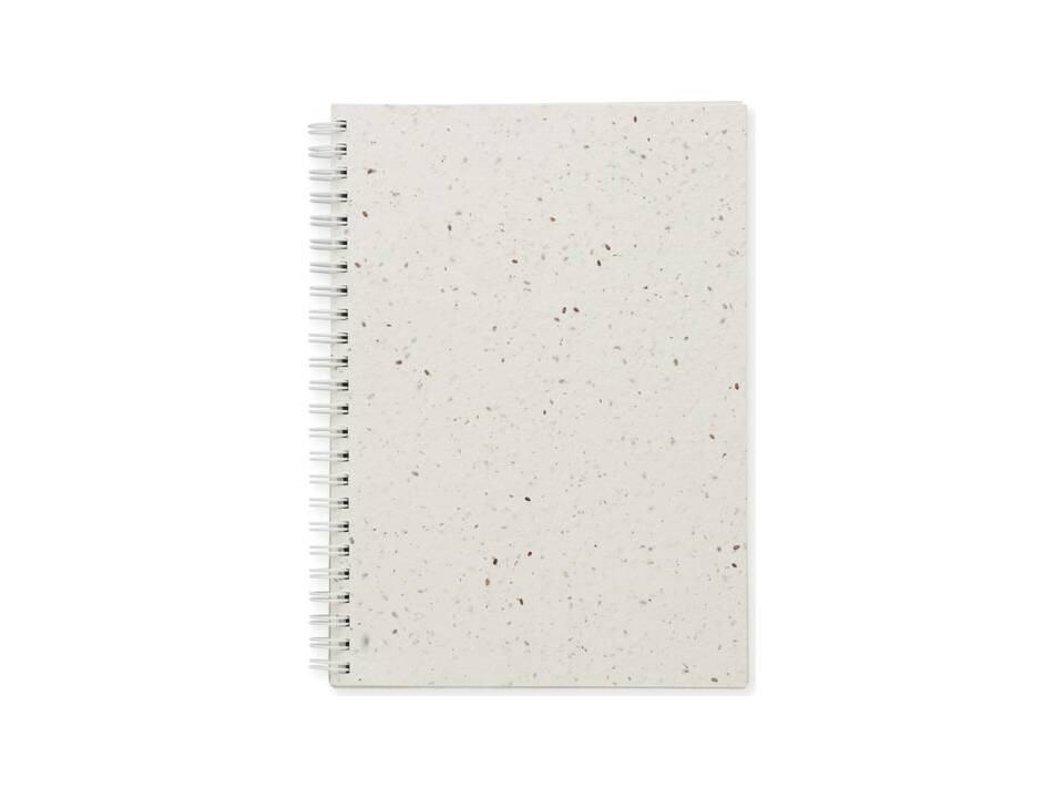 A5 notitieboekje zaadpapier 1