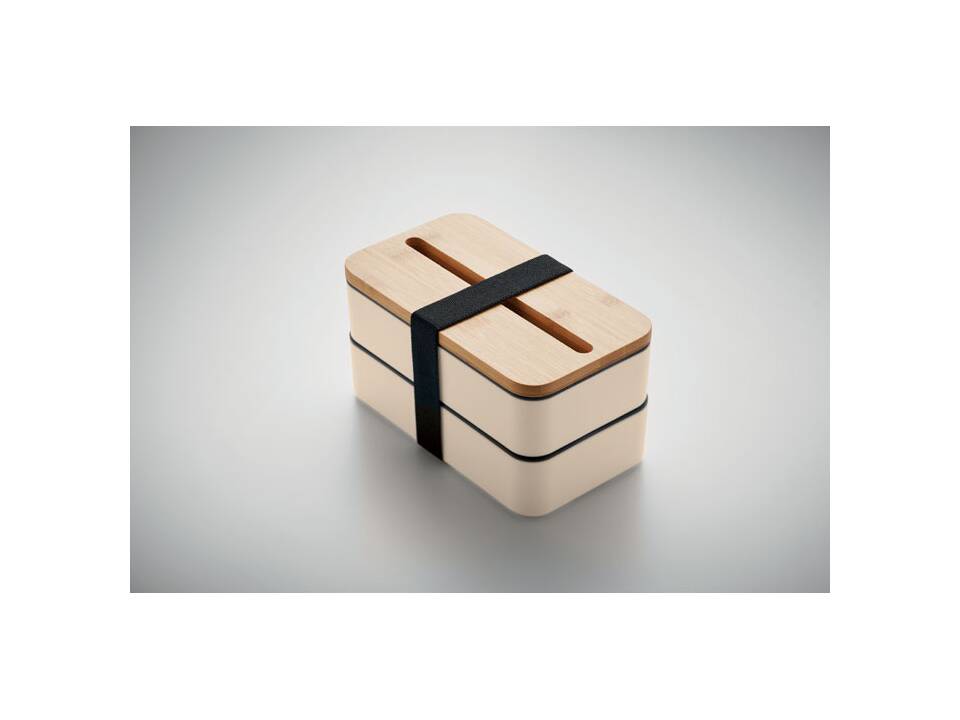 Gerecycled lunchbox met bestek 5