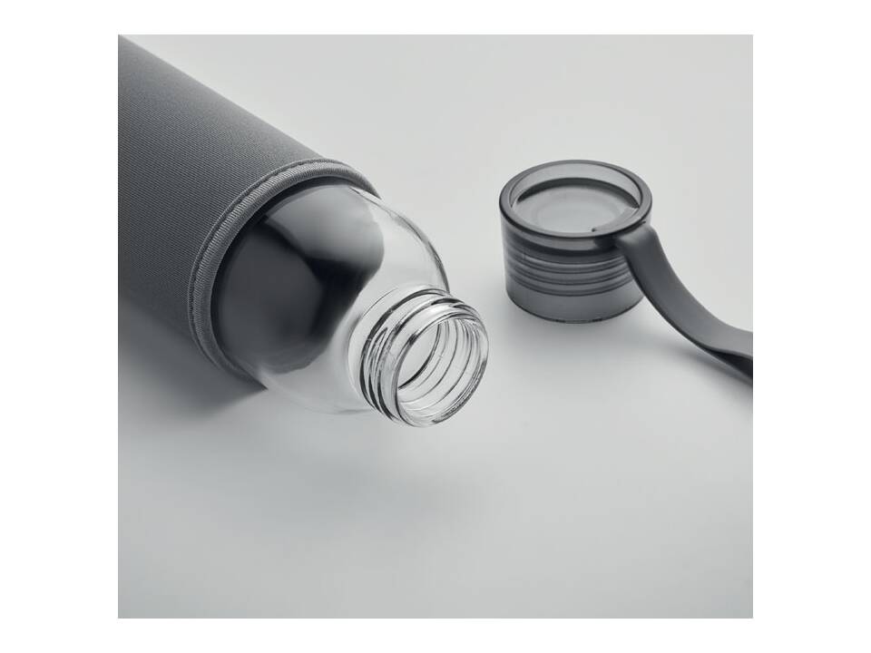 Gerecyclede glazen fles met pouch - 500 ml 8