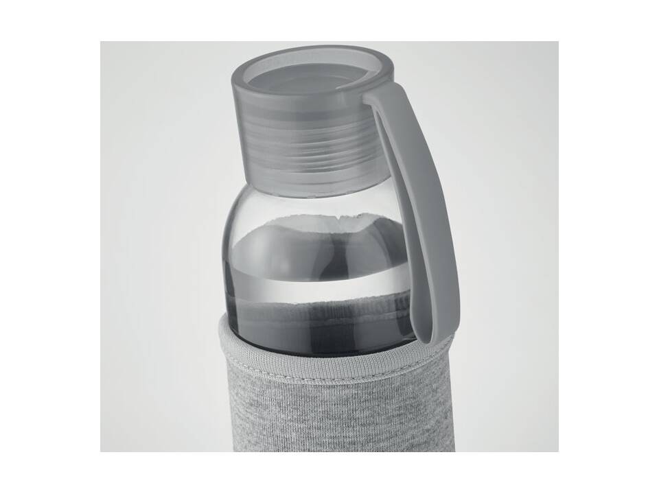Gerecyclede glazen fles met pouch - 500 ml 13