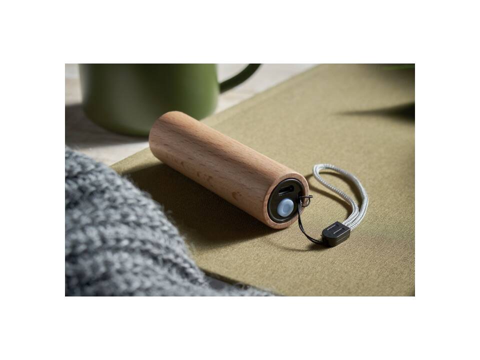 Oplaadbare zaklamp beukenhout 8